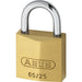 Cadenas à clé en laiton NANO PROTECT 25mm - Quincaillerie G.H. Berger