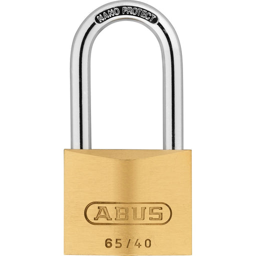 Cadenas en laiton à clés identiques NANO PROTECT à arceau moyen 40mm - Quincaillerie G.H. Berger