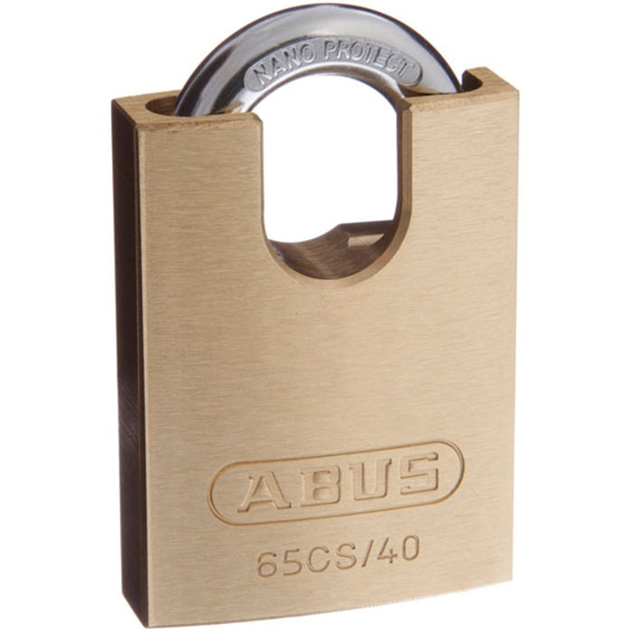 Cadenas à clé en laiton NANO PROTECT à anse cachée - Quincaillerie G.H. Berger