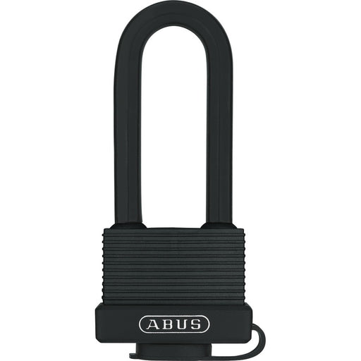 Cadenas marin en laiton recouvert de plastique avec arceau long 45mm - Quincaillerie G.H. Berger