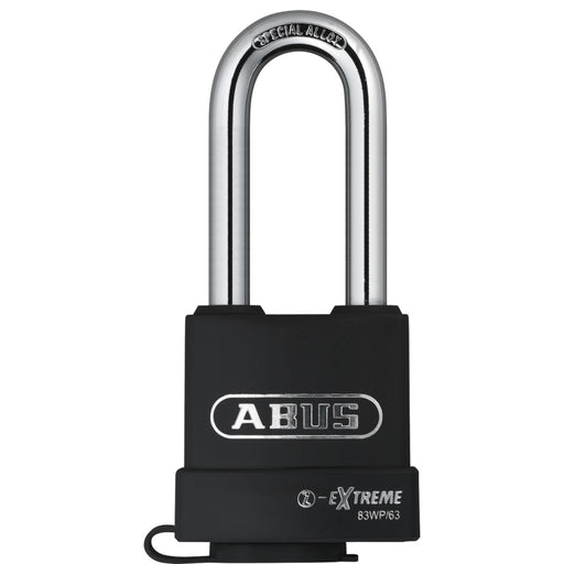 Cadenas marin en acier recouvert de plastique NANO PROTECT à arceau long 63mm - Quincaillerie G.H. Berger