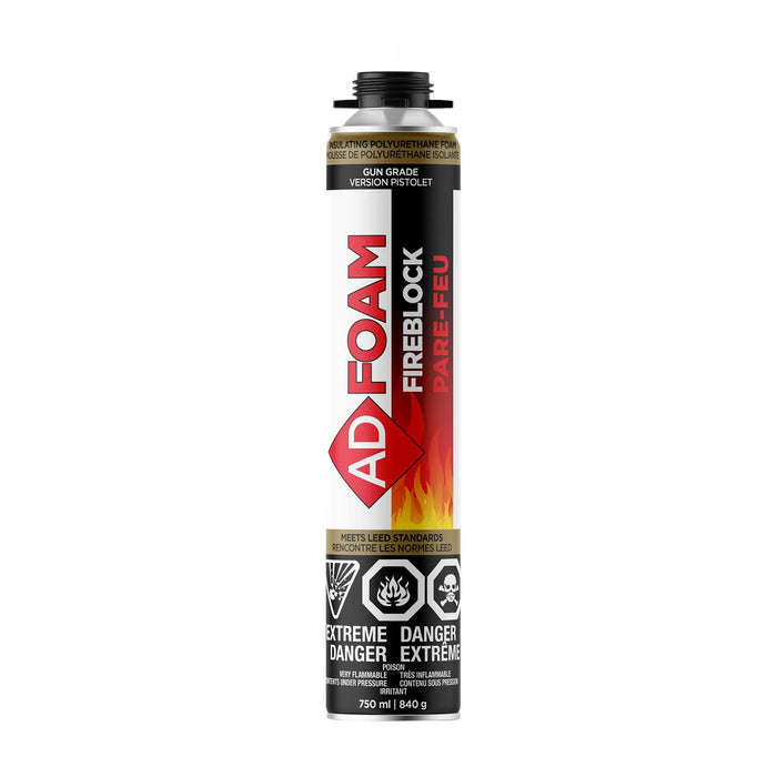 Mousse pare-feu ADFOAM pour pistolet - 750 mL ADFAST