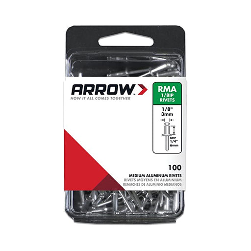 Rivet moyen en aluminium 1/8" X 1/4" - Paquet de 100 - Quincaillerie G.H. Berger