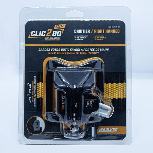 Porte-outil ingénieux Clic 2 Go, droit - Quincaillerie G.H. Berger