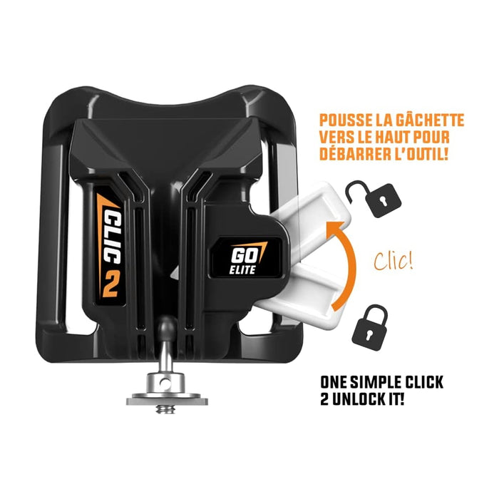 Crochet porte-outil, droit - Clic2Go Élite - Quincaillerie G.H. Berger