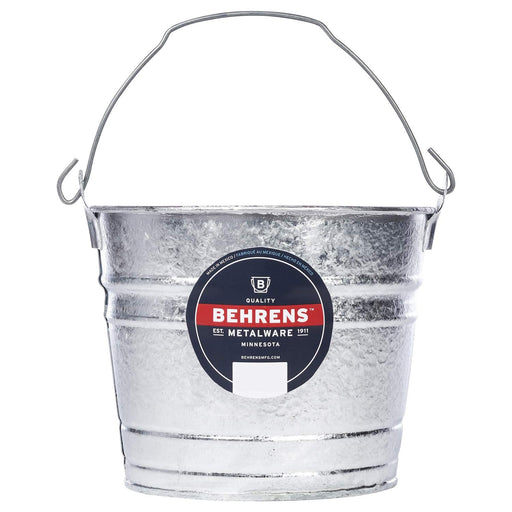Seau en acier galvanisé 9.46 L Behrens - Quincaillerie G.H. Berger