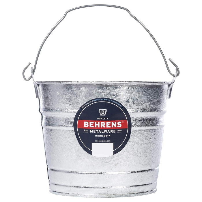 Seau en acier galvanisé 9.46 L Behrens - Quincaillerie G.H. Berger