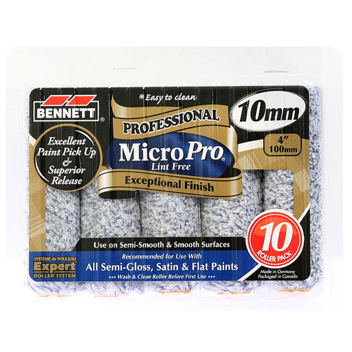 Paquet de 10 recharges pour mini-rouleau 4" 10mm Bennett Tools - Quincaillerie G.H. Berger