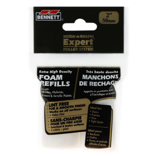 Paquet de 2 recharges pour mini-rouleau en mousse Bennett Tools - Quincaillerie G.H. Berger