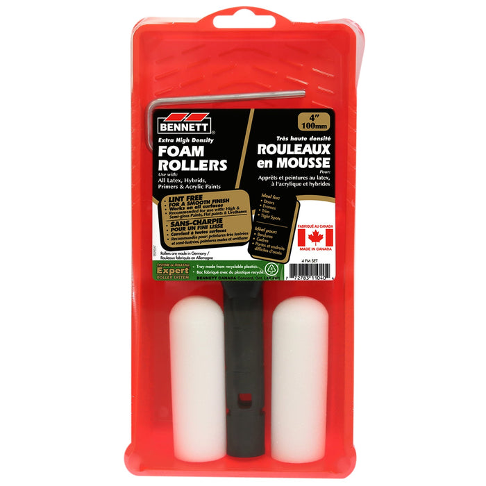Ensemble de rouleaux de 4" Bennett Tools