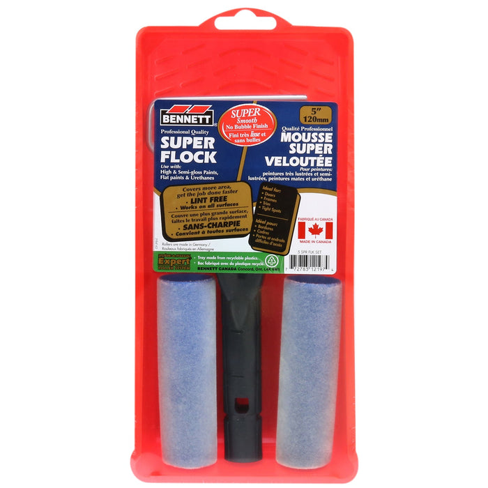 Ensemble de rouleau mousse et monture 5" Bennett Tools