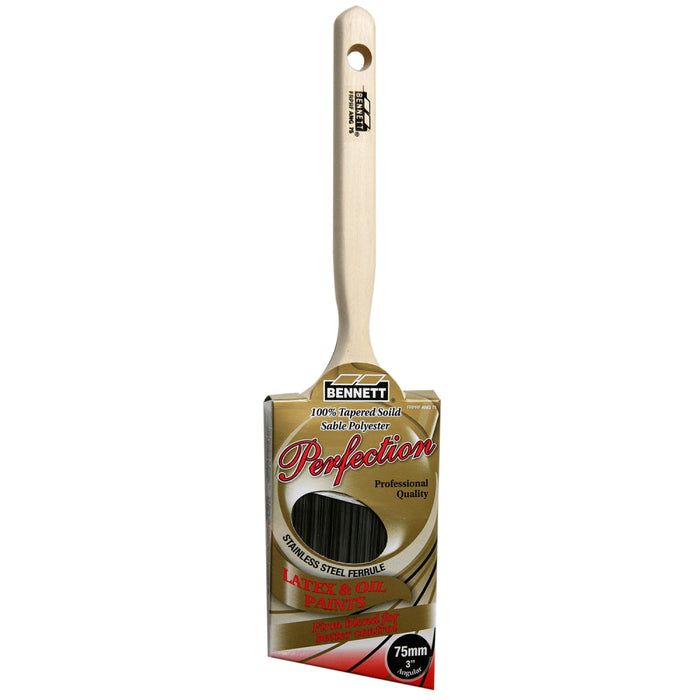 Pinceau pro polyester angulaire à manche épais 3" Bennett Tools - Quincaillerie G.H. Berger