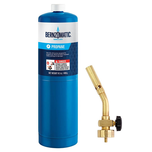 Chalumeau en laiton avec bonbonne de propane Bernzomatic - Quincaillerie G.H. Berger