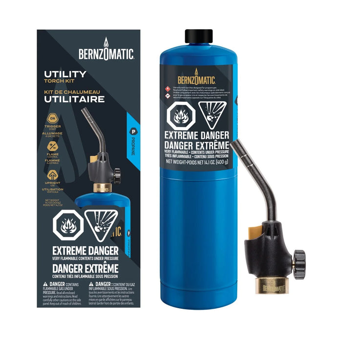 Chalumeau avec bonbonne de propane 14.1 oz Bernzomatic - Quincaillerie G.H. Berger