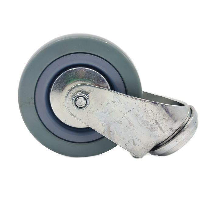 Roulette pivotante grise 4" Blickle