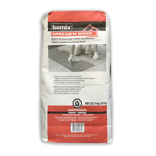 Mortier de resurfaçage Spread'N Bond - 22.7 kg bomix - Quincaillerie G.H. Berger