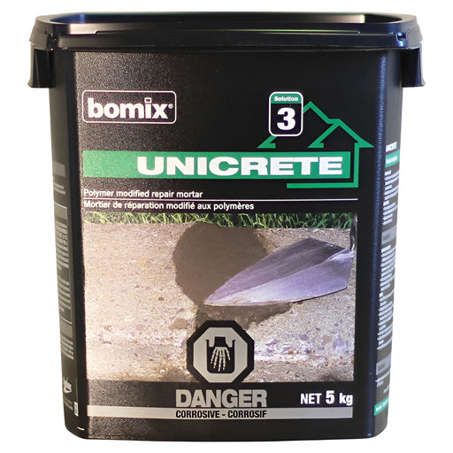 Mortier de réparation Unicrete - 5 kg bomix - Quincaillerie G.H. Berger