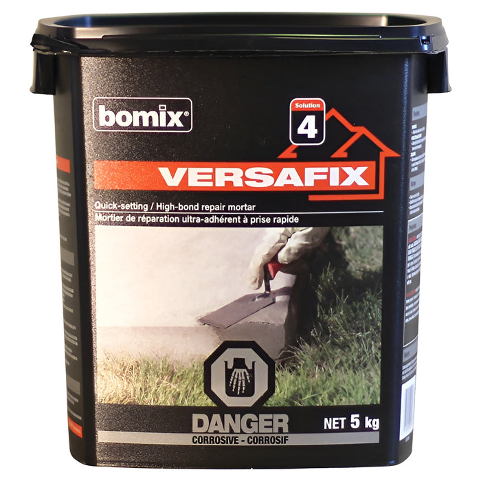 Mortier de réparation ultra-adhérent Versafix - 5 kg bomix - Quincaillerie G.H. Berger