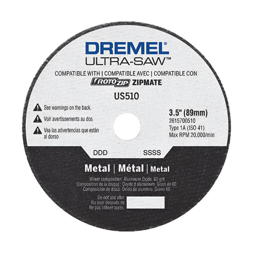 Disque de tronçonnage en oxyde d'aluminium 3-1/2" - Quincaillerie G.H. Berger