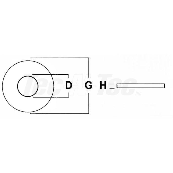 Rondelles en acier pour pop rivet 3/16" - Paquet de 500 Tec-N-Tec inc. - Quincaillerie G.H. Berger