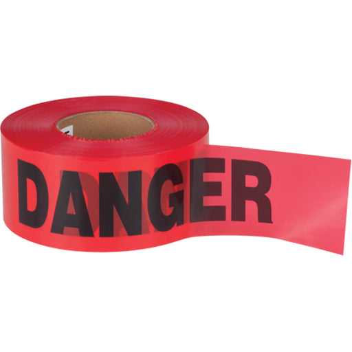 Ruban «DANGER» 1.5mils, Rouge, 3"x1000' Produits de sécurité ZENITH - Quincaillerie G.H. Berger