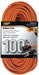 Rallonge d'extérieur 16/3 10A de 100' à 1 prise (Orange) POWER ZONE - Quincaillerie G.H. Berger