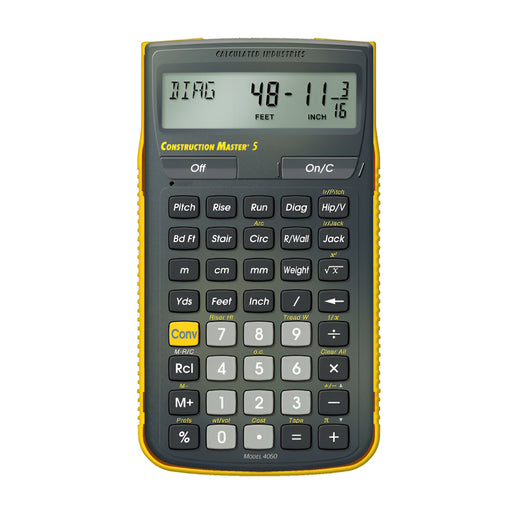 Calculatrice de construction Master 5 Calculated Industries - Quincaillerie G.H. Berger