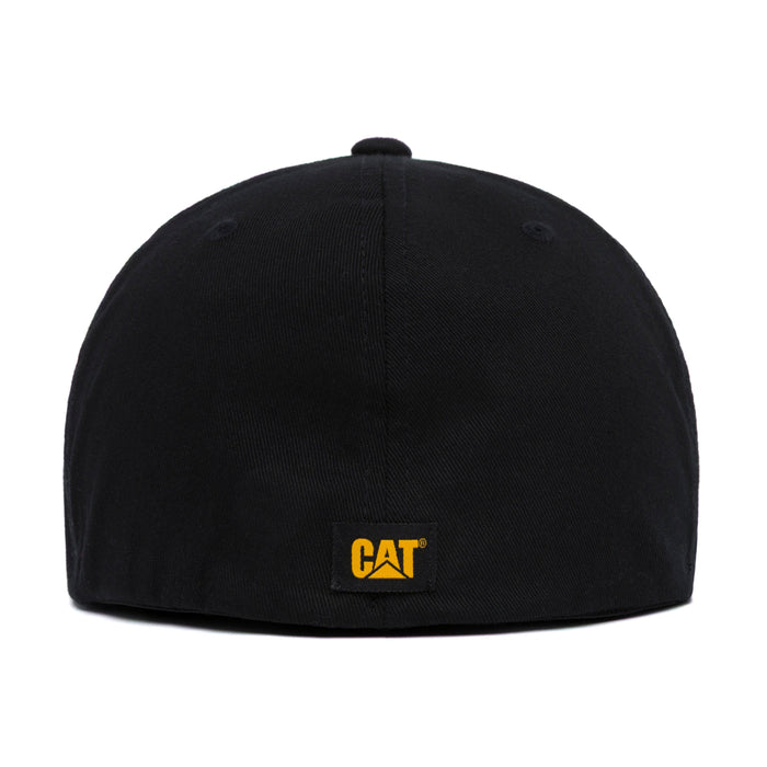 Casquette noire Caterpillar avec logo brodé