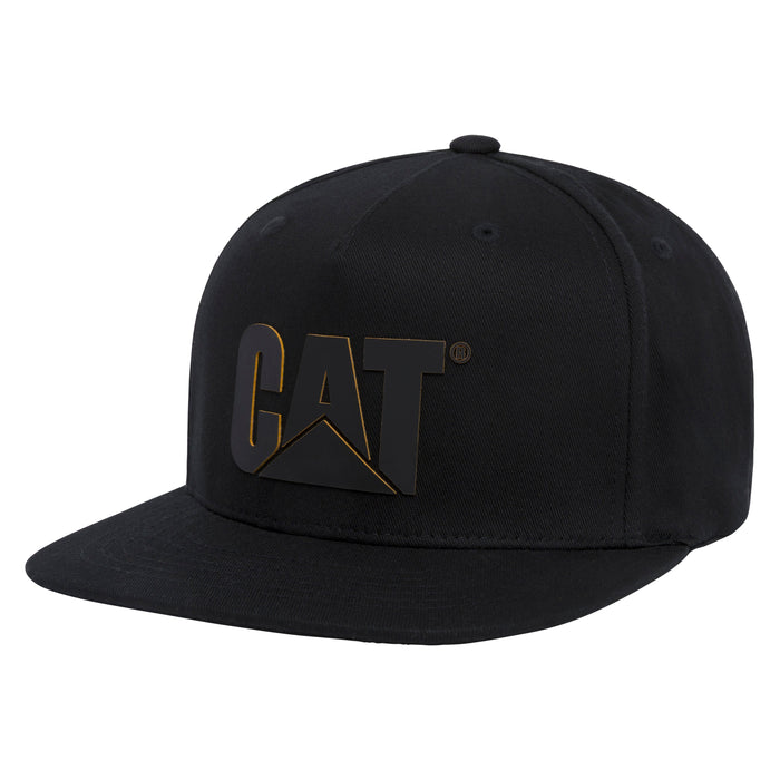 Casquette noire Caterpillar avec logo brodé