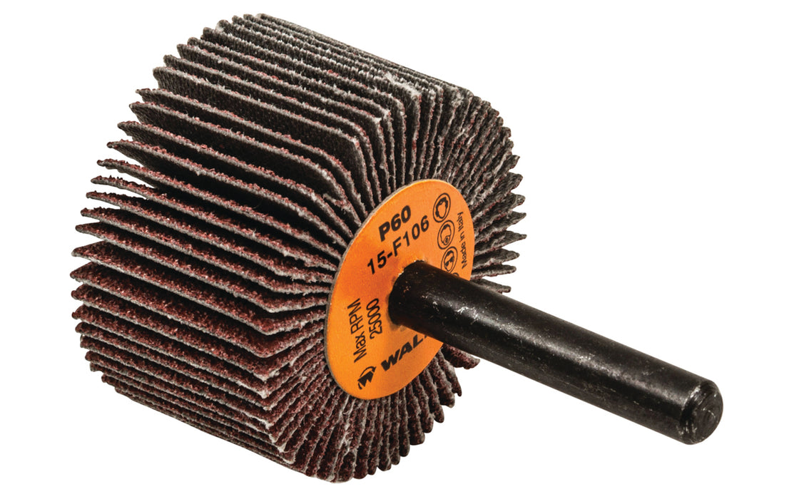 Roue à feuillets COOLCUT™, arbre 1/4" (1-1/2"x1"), à grain 60 - Quincaillerie G.H. Berger