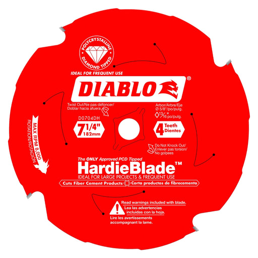 Lame HardieBlade™ à fibrociment (7-1/4"x4 dents) - Quincaillerie G.H. Berger