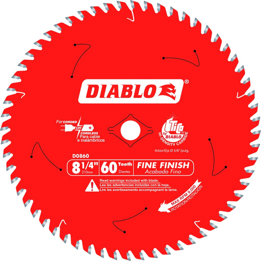 Lame de finition fine (8-1/4"x60 dents) - Quincaillerie G.H. Berger