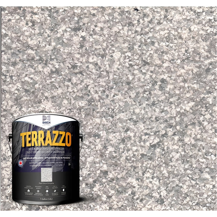 Revêtement Terrazzo décoratif - Gris perle - 3.6 L Daich