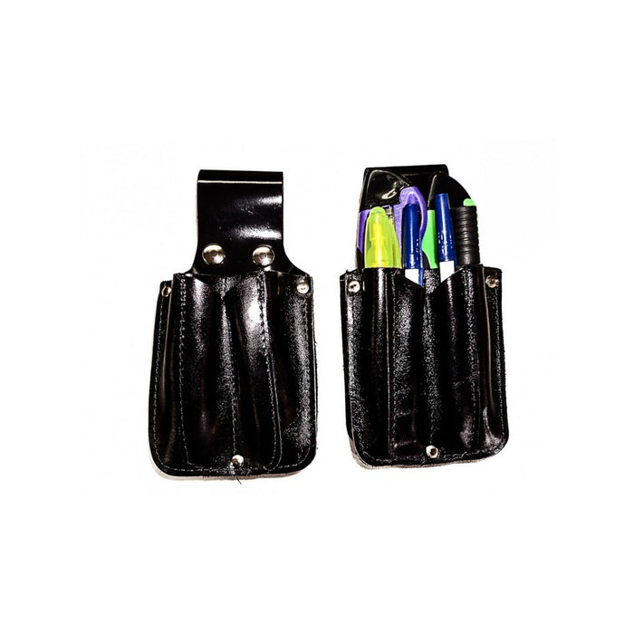 Étui à crayons avec attache double (Noir) DURAcuir Industriel - Quincaillerie G.H. Berger