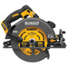 Scie ciculaire 7-1/4" 60V MAX* FLEXVOLT® sans balais, avec frein (Outil seulement) - Quincaillerie G.H. Berger