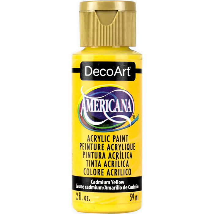 Peinture acrylique DecoArt - Jaune cadmium - 2 oz - Quincaillerie G.H. Berger