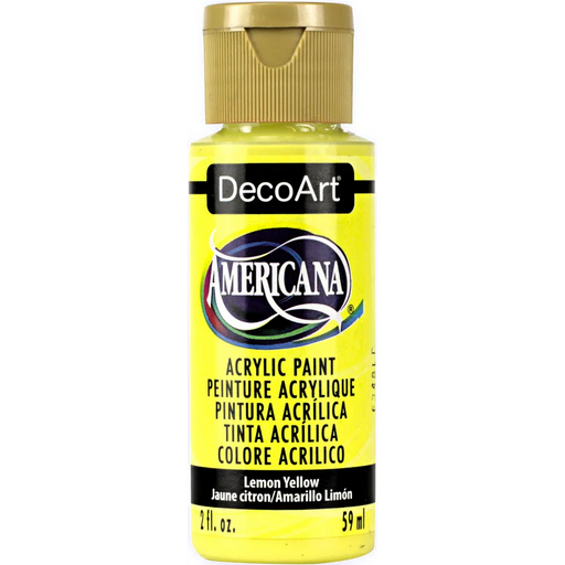 Peinture acrylique DecoArt - Jaune citron - 2 oz - Quincaillerie G.H. Berger
