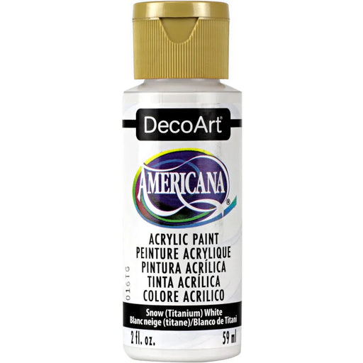 Peinture acrylique DecoArt - Blanc neige - 2 oz - Quincaillerie G.H. Berger