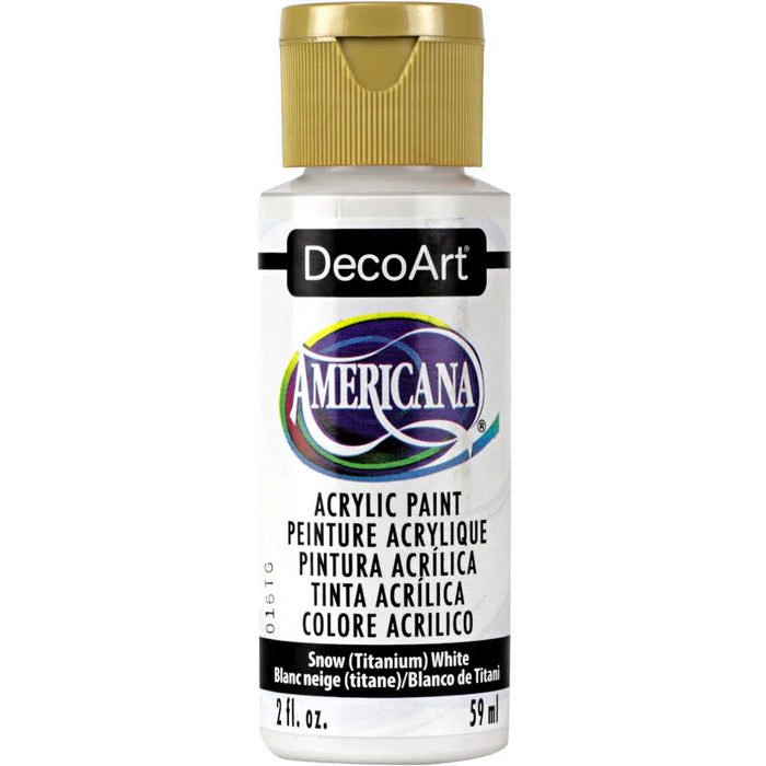 Peinture acrylique DecoArt - Blanc neige - 2 oz - Quincaillerie G.H. Berger