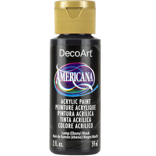 Peinture acrylique DecoArt - Noir de fumée (ébène) - 2 oz - Quincaillerie G.H. Berger