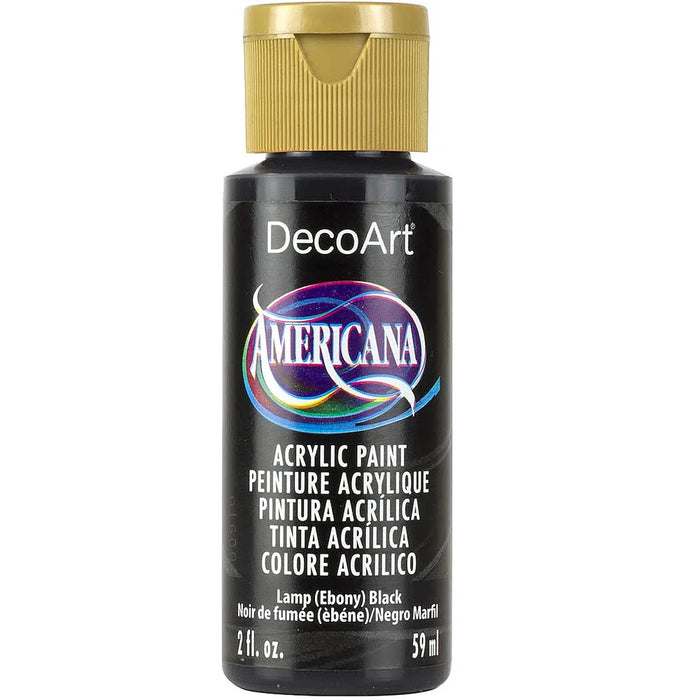 Peinture acrylique DecoArt - Noir de fumée (ébène) - 2 oz - Quincaillerie G.H. Berger