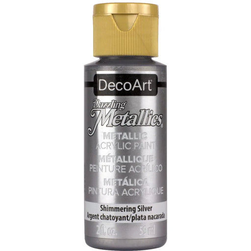 Peinture acrylique DecoArt - Argent chatoyant - 2 oz - Quincaillerie G.H. Berger