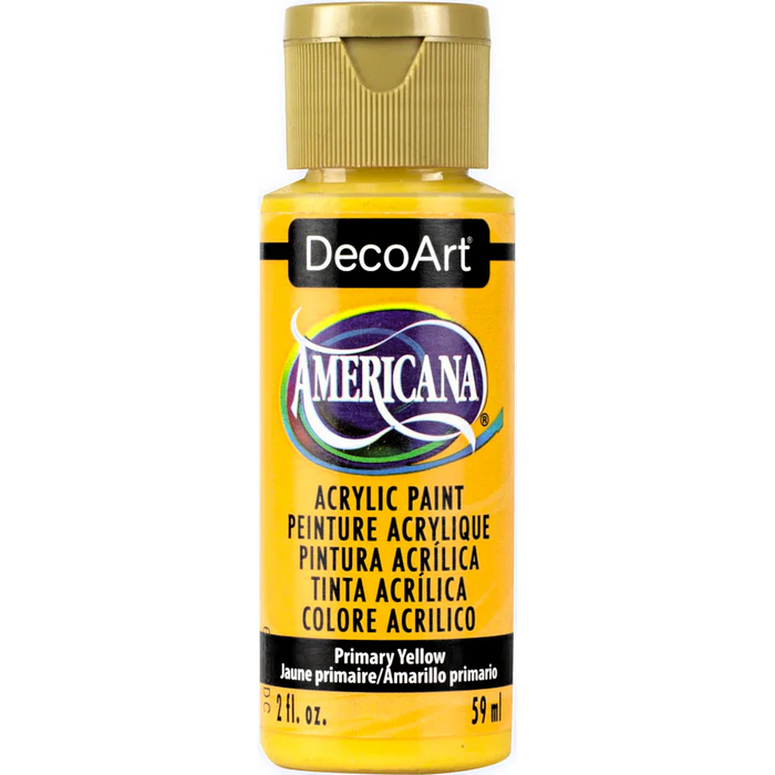 Peinture acrylique DecoArt - Jaune primaire - 2 oz - Quincaillerie G.H. Berger