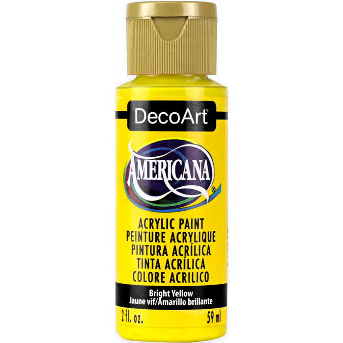 Peinture acrylique DecoArt - Jaune vif - 2 oz - Quincaillerie G.H. Berger