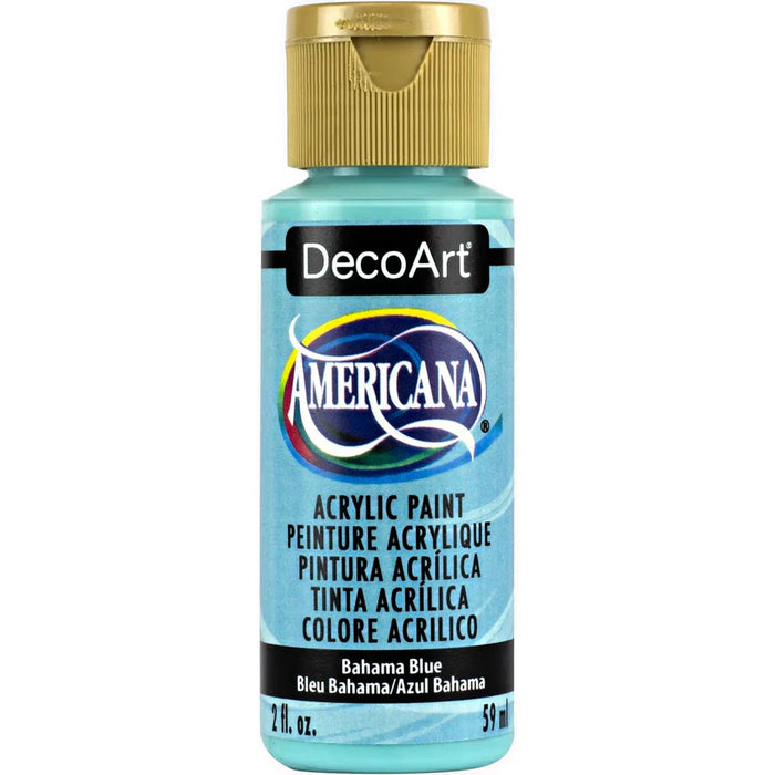Peinture acrylique DecoArt - Bleu Bahama - 2 oz - Quincaillerie G.H. Berger