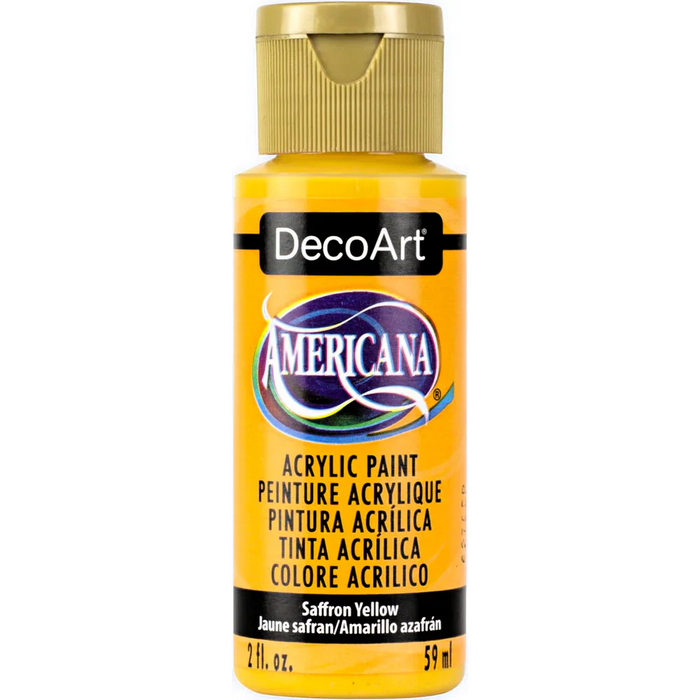 Peinture acrylique DecoArt - Jaune safran - 2 oz - Quincaillerie G.H. Berger