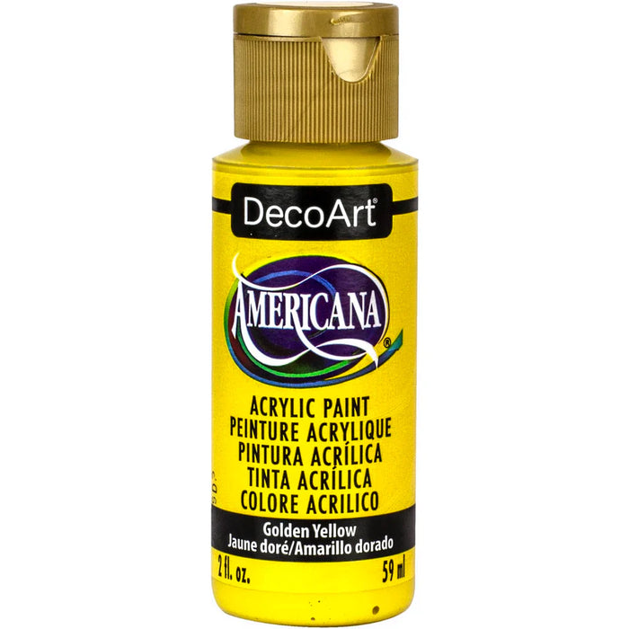 Peinture acrylique DecoArt - Jaune doré - 2 oz - Quincaillerie G.H. Berger