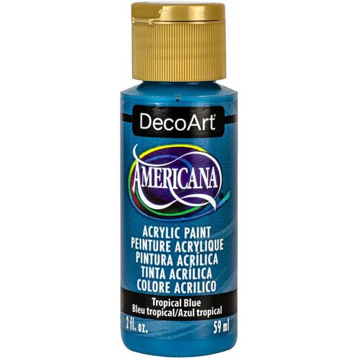 Peinture acrylique DecoArt - Bleu tropical - 2 oz - Quincaillerie G.H. Berger