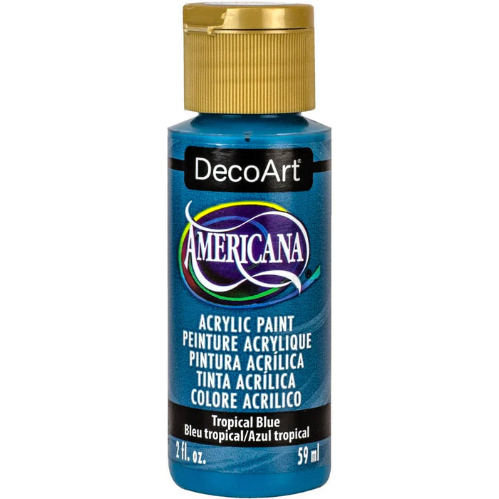 Peinture acrylique DecoArt - Bleu tropical - 2 oz - Quincaillerie G.H. Berger