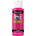 Peinture acrylique fluorescente DecoArt - Rose tropical - 2 oz - Quincaillerie G.H. Berger